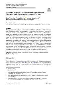 6. Systematic Review of Explanatory Models of Internalized Stigma in People Diagnosed with a Mental Disorder. _page-0002